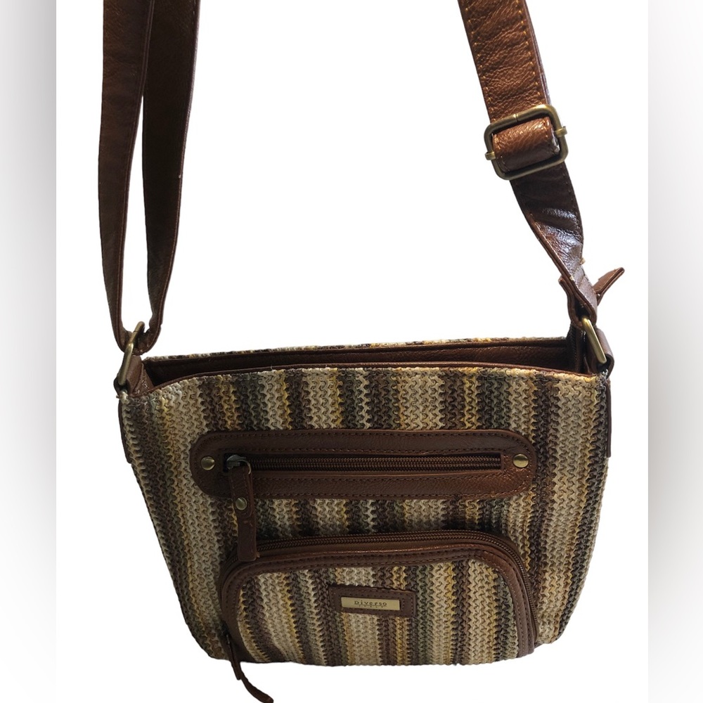 Diverso Italy Cross body bag, adjustable strap, many pockets